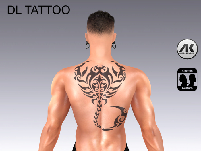 DL TATTOO SCORPION DOS