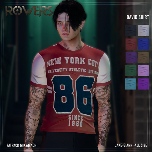 //Rowers// Shirt David  Fatpack GIFT