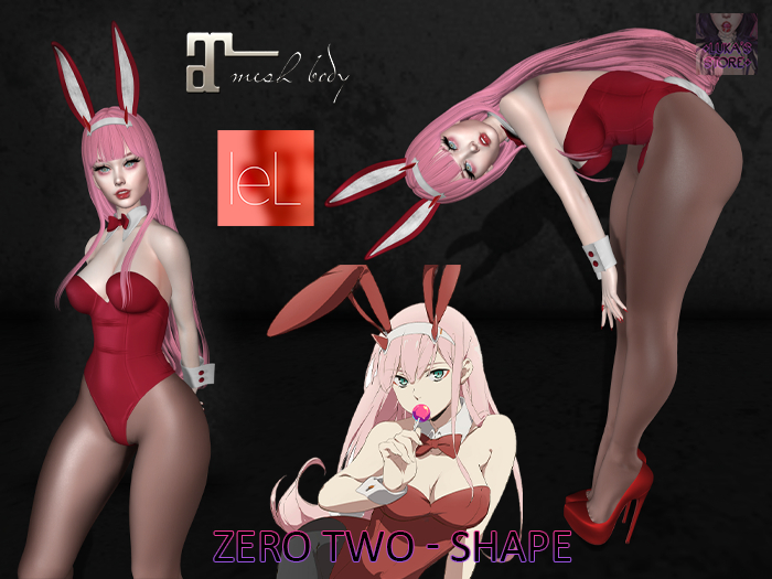 +Luka's Store+ Zero Two Shape Lel Raven&Maitreya (Box)