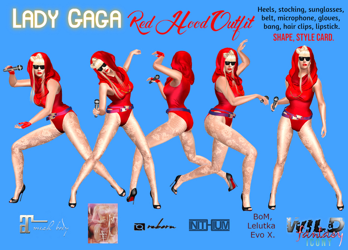 <WF>Lady Gaga Red Hood