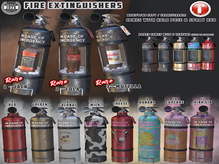 02. [Since1975] Fire Extinguisher - Cola RARE