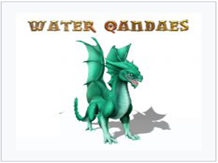 Water Qandaes 5X Dragoness Mystical Dragon Egg