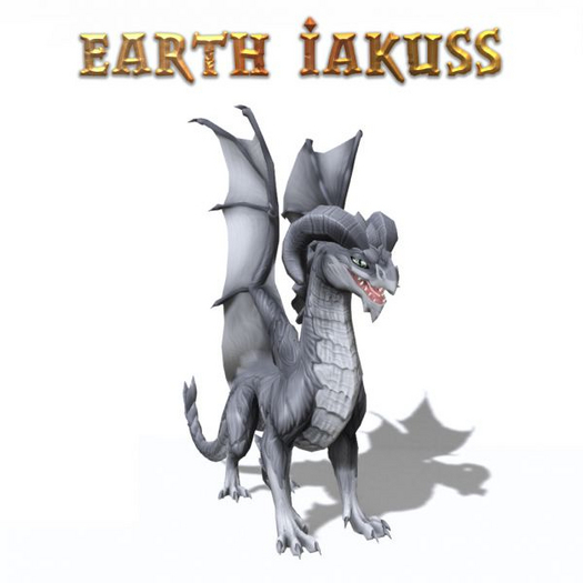 Earth Iakuss 5X Dragoness Mystical Dragon Egg