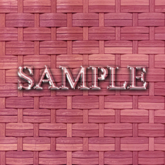 Zoy Texture [ Woven Rattan 01 ] Seamless - Pink