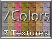 Zoy Texture [ Woven Rattan 01 ] Seamless - 7 Colors