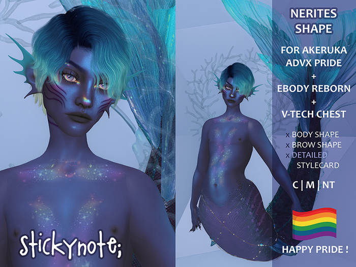 stickynote; nerites shape