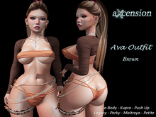 aX: Ava Outfit brown