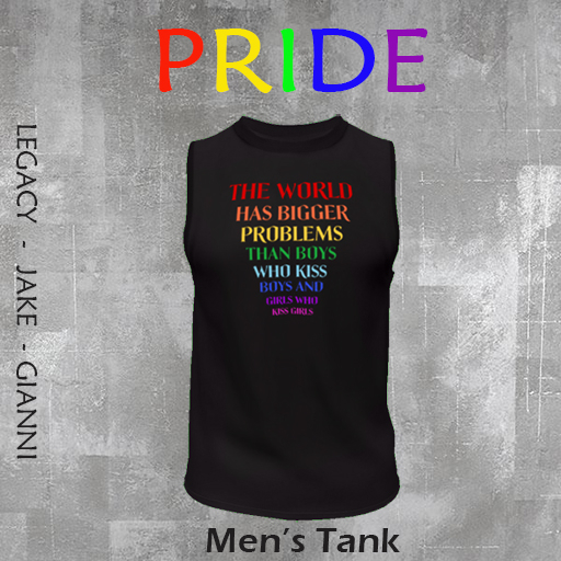 THE WORLD HAS BIGGER PROBLEMS Men's Tank
