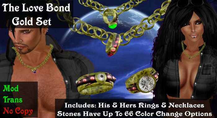 The Love Bond Gold Set