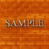 Zoy Texture [ Woven Rattan 02 ] Seamless - Orange