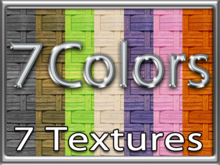 Zoy Texture [ Woven Rattan 02 ] Seamless - 7 Colors