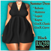 [R39] Summer Dress-Black