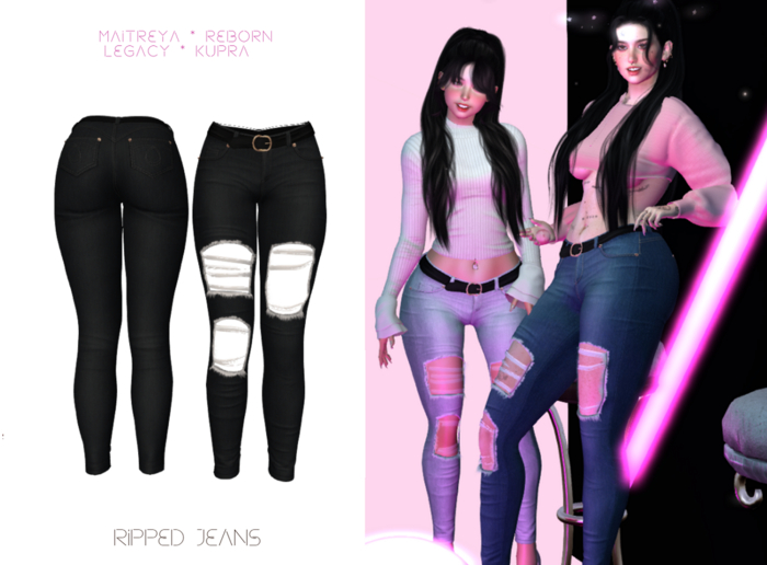 Be.Radikal.Be.Unique. Jenny's Jeans-BLACK 