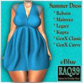 [R39] Summer Dress-eBlue