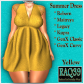 [R39] Summer Dress-Yellow