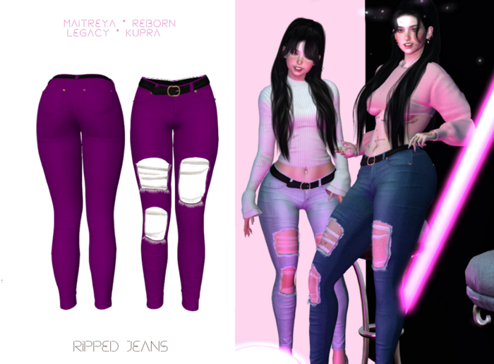 Be.Radikal.Be.Unique. Jenny's Jeans -PURPLE