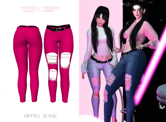 Be.Radikal.Be.Unique. Jenny's Jeans -FUSCIA 