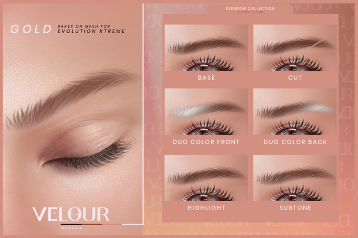 VELOUR: "GOLD" EYEBROW