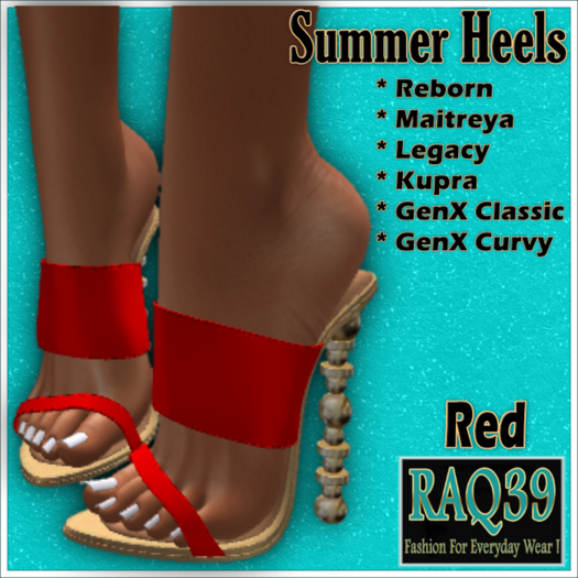 [R39] Summer Heels-Red
