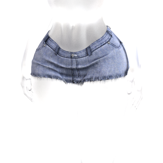 [KONVO] Rika Denim Skirt - Light Denim