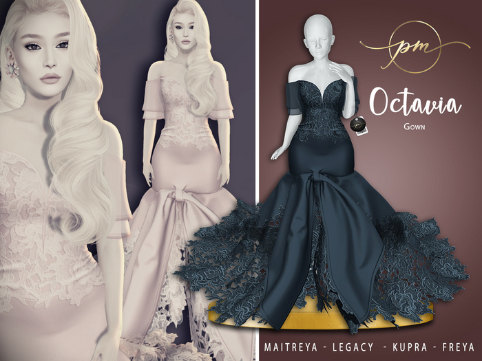 :: PM :: Octavia Gown -iron-