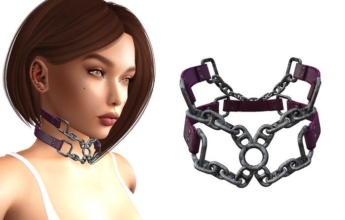 MORBID Talida Collar - Cranberry