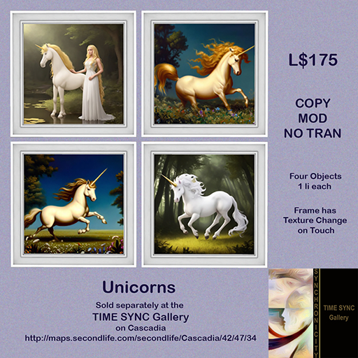Unicorns in Oil Paints