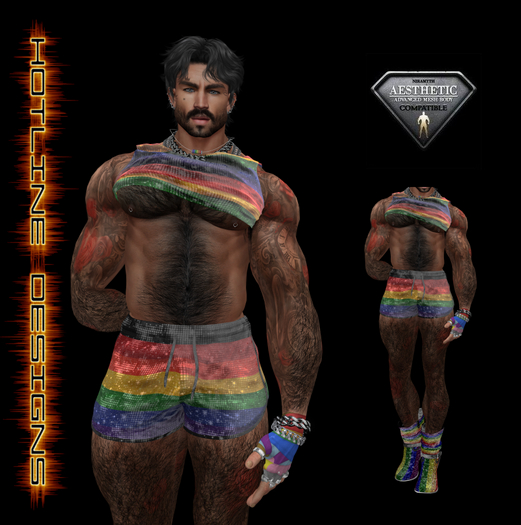 HOTLINE PRIDE RAINBOW DISCO SET(BOX)