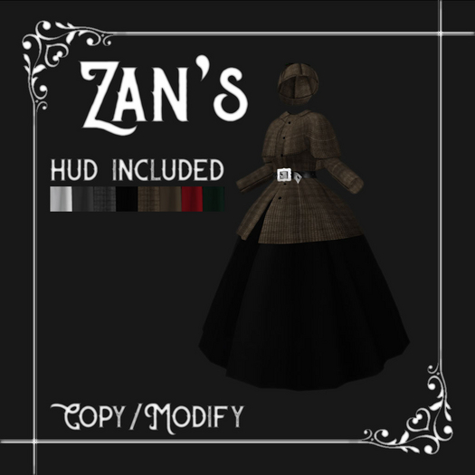 Zan's inverness separated 3 in 1 coat