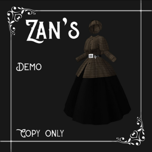 Zan's inverness separated 3 in 1 coat (demo)