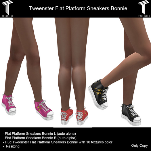 Tweenster Flat Platform Sneakers Bonnie