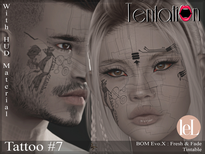 * TentatioN * Tattoo FACE #7 (Unpacker)