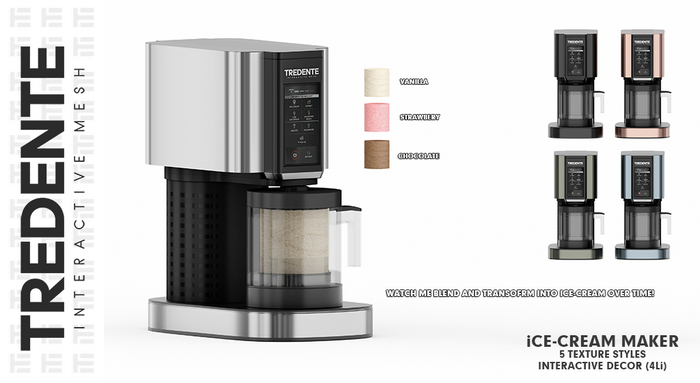 Tredente // Ice-Cream Maker [SILVER] (Packed)