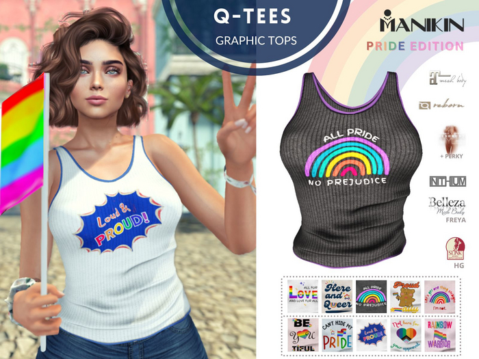 DEMO Manikin - Q-Tees - Pride Edition - Fatpack
