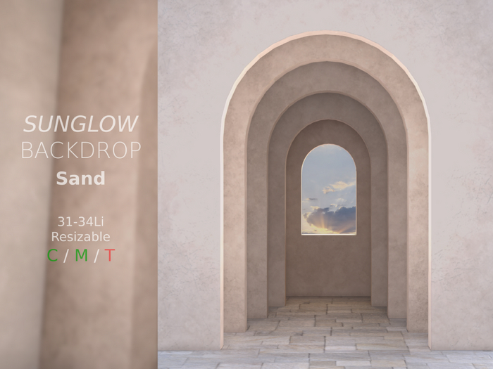 Sunglow Backdrop - Sand