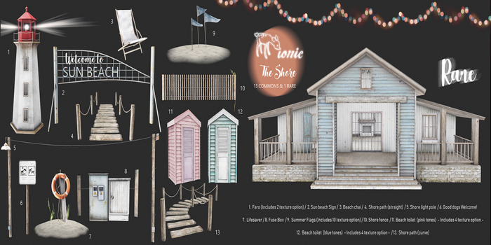 14 ionic :  The Shore House - Rare