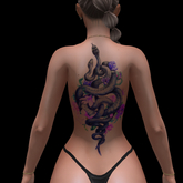 777 - Snakes and flowers - BOM Tattoo 50,75,100 % - BOX (Add)