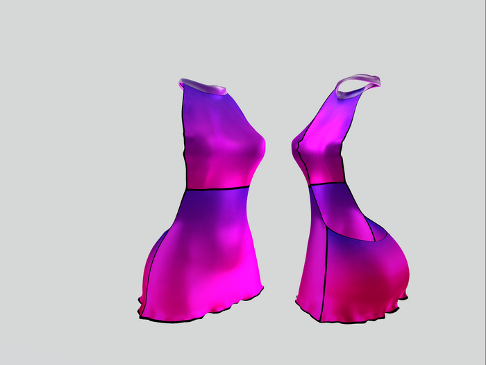 Wardark Designs - Elle -Blue/Purple