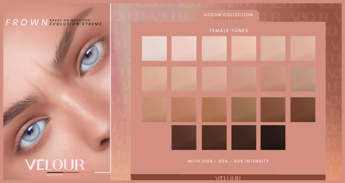 VELOUR "FROWN" ADDON (FEMALE TONES/DEMO)