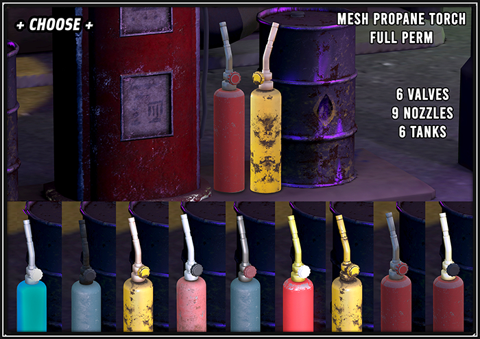 . + CHOOSE + . MESH Propane Torch - FULL PERMS