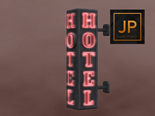 6. Refuge - Hotel Block Sign Red