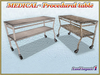 Second Life Marketplace - MEDICAL - Procedural table (1 LI) (Full perm)