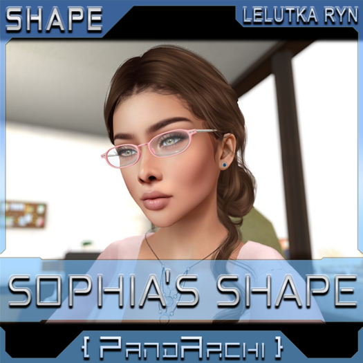 Sophia Head Shape for Lelutka Ryn | Mesh Head Shape | { PANDARCH