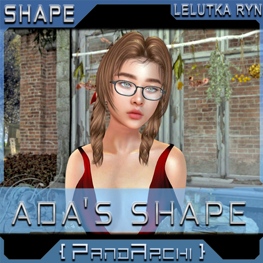 Ada Head Shape for Lelutka Ryn | Mesh Head Shape | { PANDARCH