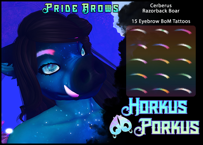 [HkPk] Pride Brows for Cerb Razorback