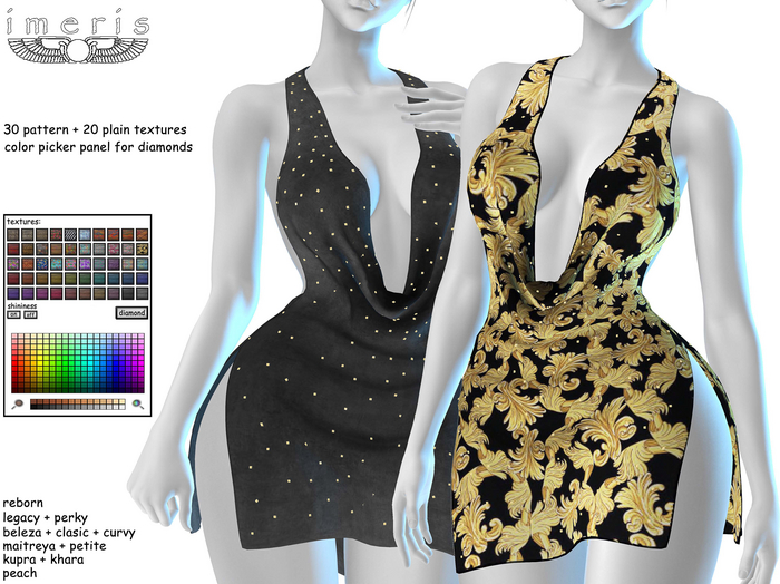 imeris / V-STYLE DRESSES