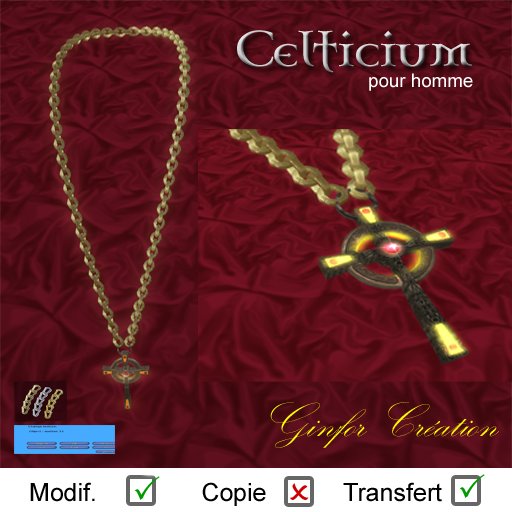 Collier Celticium pour homme