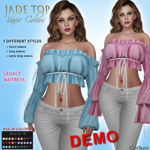 [ConTrato] Jade Top Basic Colors DEMO