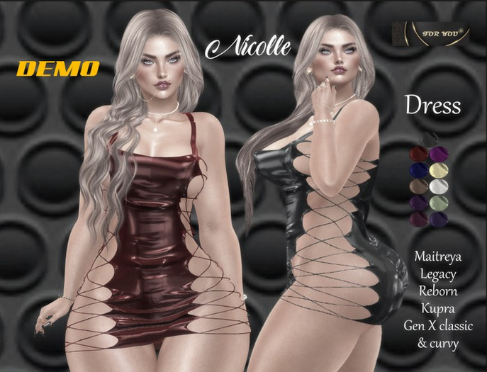 ::F:: NICOLLE DRESS DEMO