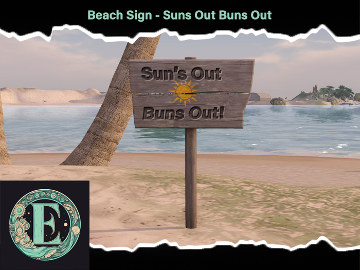 Evolve - Mesh Beach Sign - Sun's Out Buns Out (Add Me)